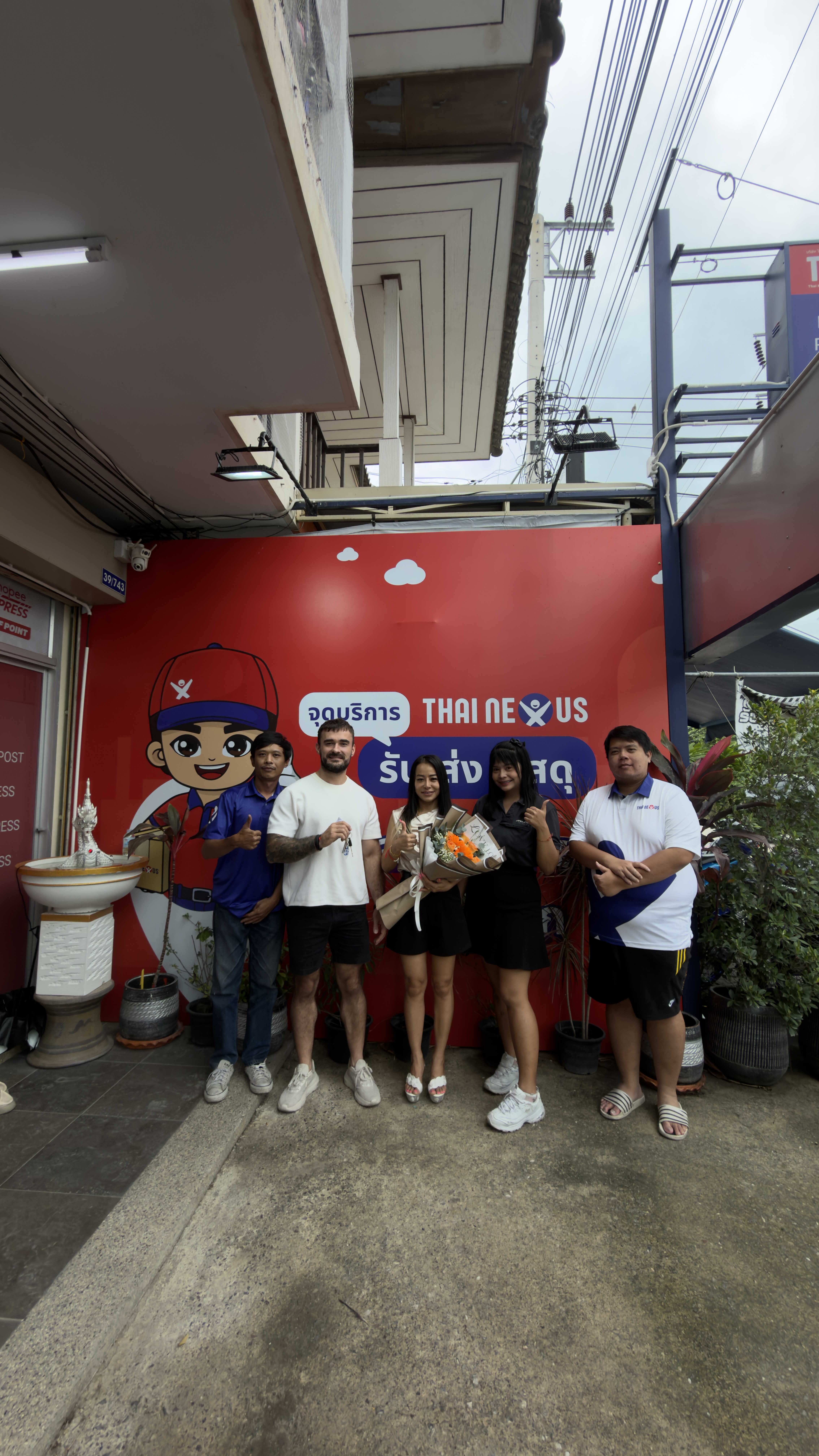 Thai Nexus operations team at the Hua Hin service point