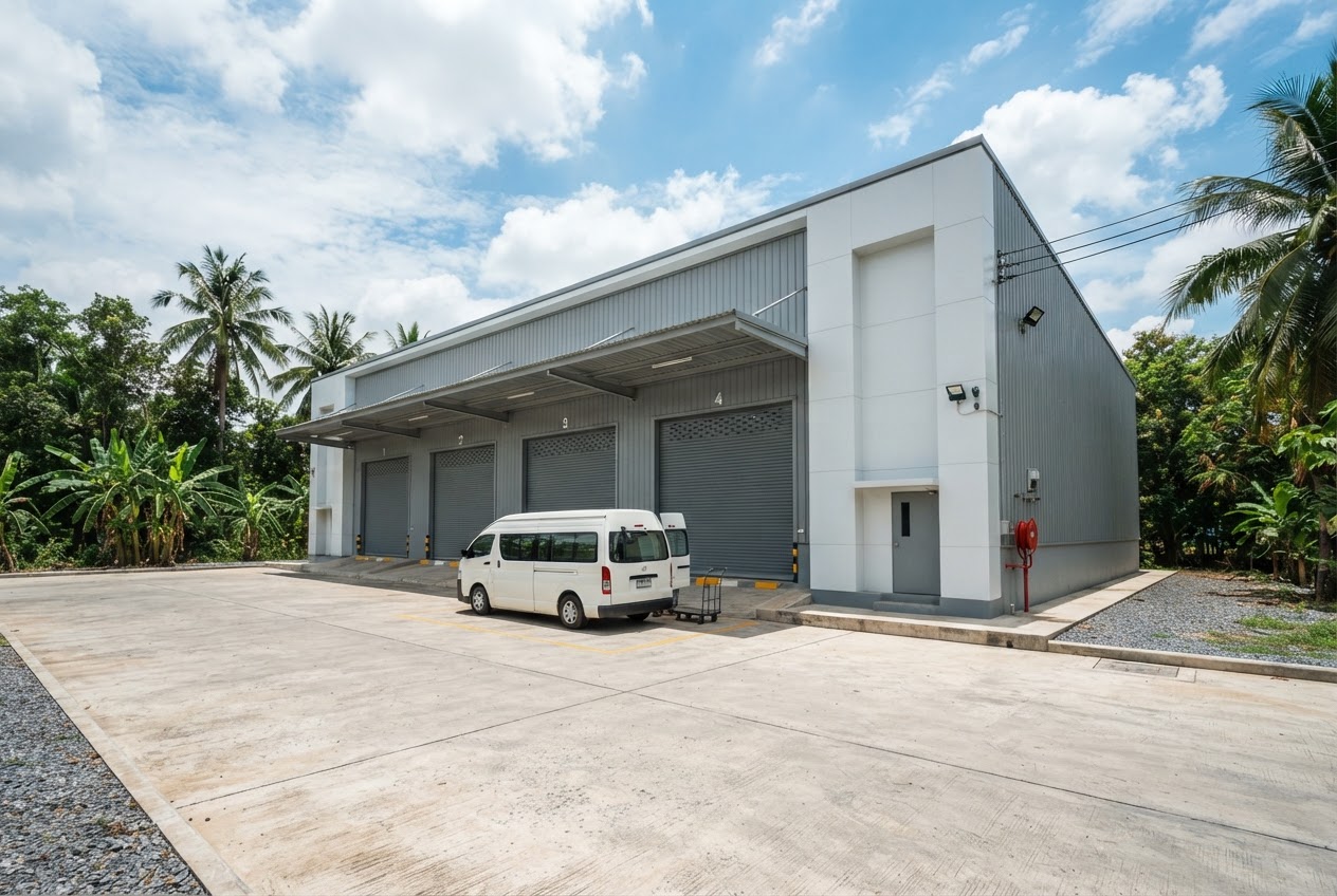 Thai Nexus warehouse intake in Hua Hin