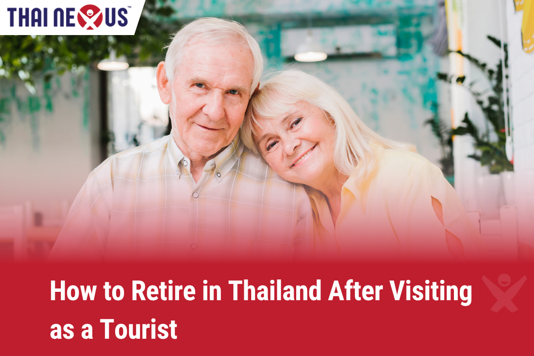 Men and women seated together, exploring retirement possibilities in Thailand following their tourist experience.