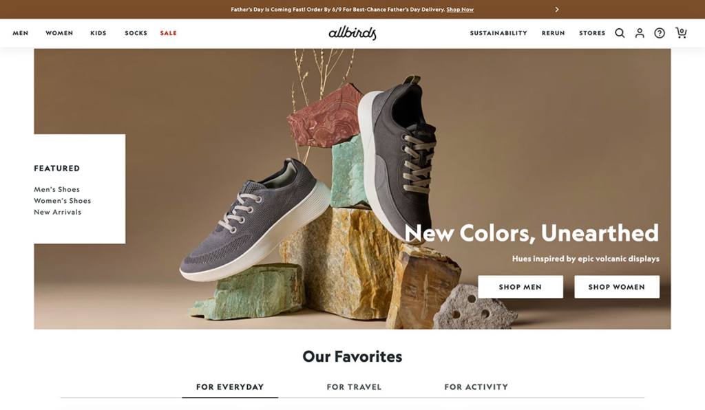 A shopify Shoe website in the making